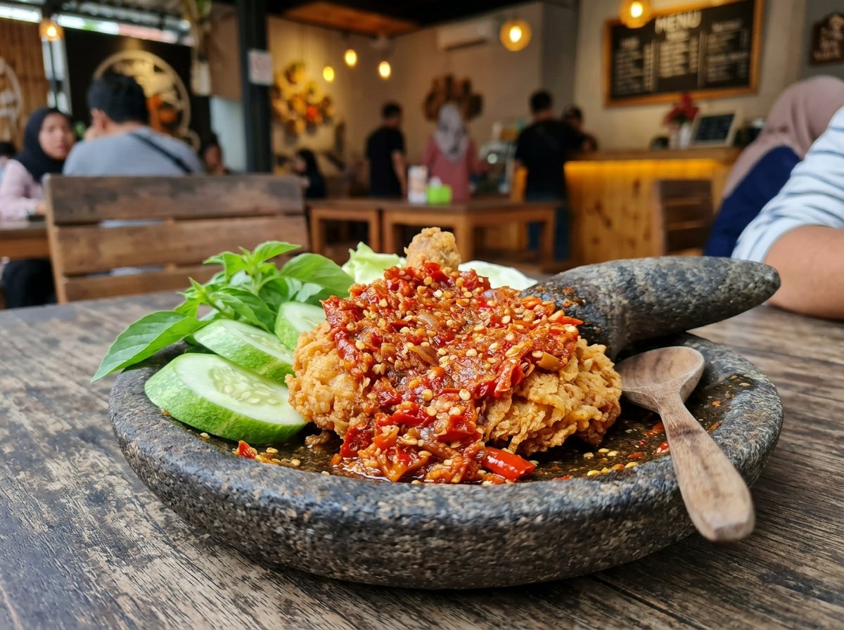 Ayam Geprek Sambal Korek